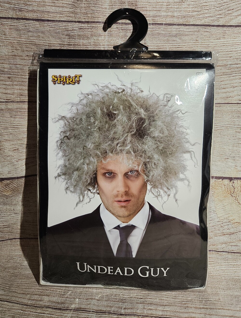 Spirit Halloween undead guy Beetlejuice halloween costume wig